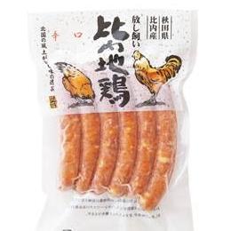 比内地鶏　ウインナー　ピリ辛（5本入り）×10袋