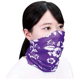 フェイスカバーマスク（紫）