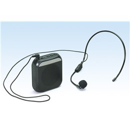 ハンズフリー小型拡声器　黒
