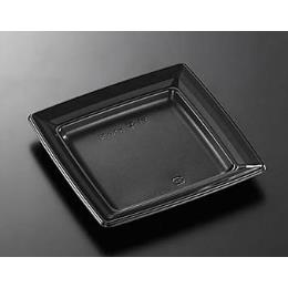 お惣菜容器　黒　CT沙楽　Ｋ１８－１８　ＢＫ身　８００枚入