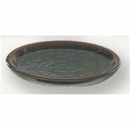 天目 丸小皿 10cm