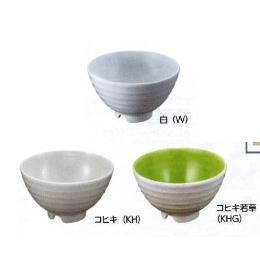 ロクロ　茶碗　中　410ml　　カラー【白・コヒキ・若草】