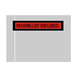 PEのり付袋（L－101B）PAKINGLIST 2000枚（115x155mm）