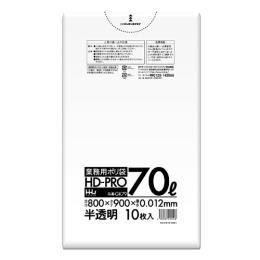 HD70L用0.012×800×900mm半透明 600枚