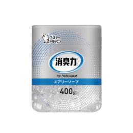 エステー 消臭力 業務用 ビーズタイプ 本体 400g エアリーソープ 16個