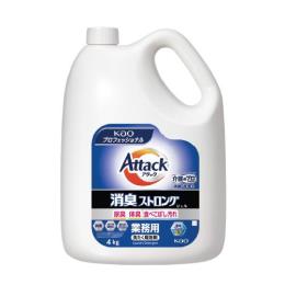 アタック 消臭ストロングジェル 業務用 4kg×4本（花王）