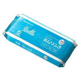 SHIMBASHI Bells おしりふき 72枚入×80パック（20個×4箱）