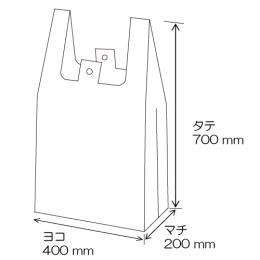 ■エンボスレジ袋60号 乳白　1000枚