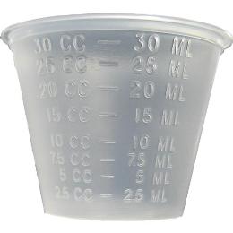 PP1ozカップ半透明（目盛入） 5000個
