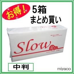 ペーパータオル Sｌow REG 30冊×5箱