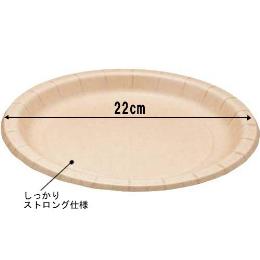 ストロングプレート【未晒】22cm 1200枚