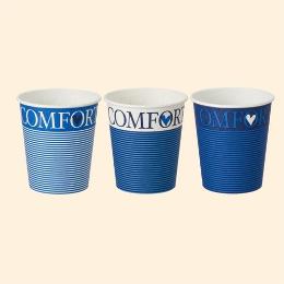 【送料無料】デザイナーズカップ205ml 3色アソート 2400個