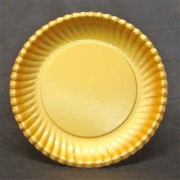 紙皿ゴールドプレート（菊型）6号 1500枚