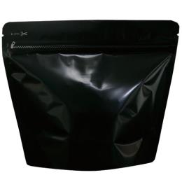 コーヒー用スタンドチャック袋200g黒 インナーバルブ付 500枚 | BtoB