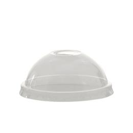 ★透明カップ ドーム蓋 85mm口径用 ストロー穴 50枚