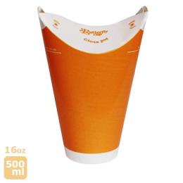 バタフライカップ 16オンス コールドシングル オレンジ 700個