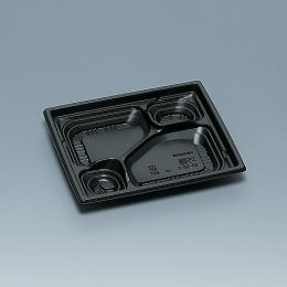 弁当容器 巧膳19-16-1H  黒 900枚