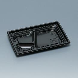 弁当容器 巧膳23-15-1H  黒 900枚