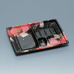 弁当容器 巧膳23-17-1H  華やぎ赤 800枚