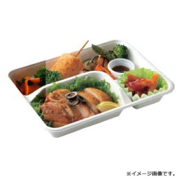 紙製弁当容器 P-5 本体 白 600枚 【返品不可】