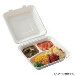 紙製弁当容器 P-SH09-3 200枚 【返品不可】