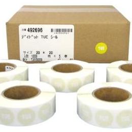 デイドット　TUEシール　20mm　■食材管理用