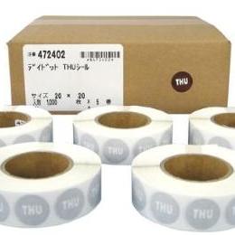 デイドット　THUシール　20mm　■食材管理用