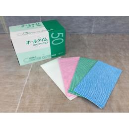 カウンタークロス　薄手大判　ブルー