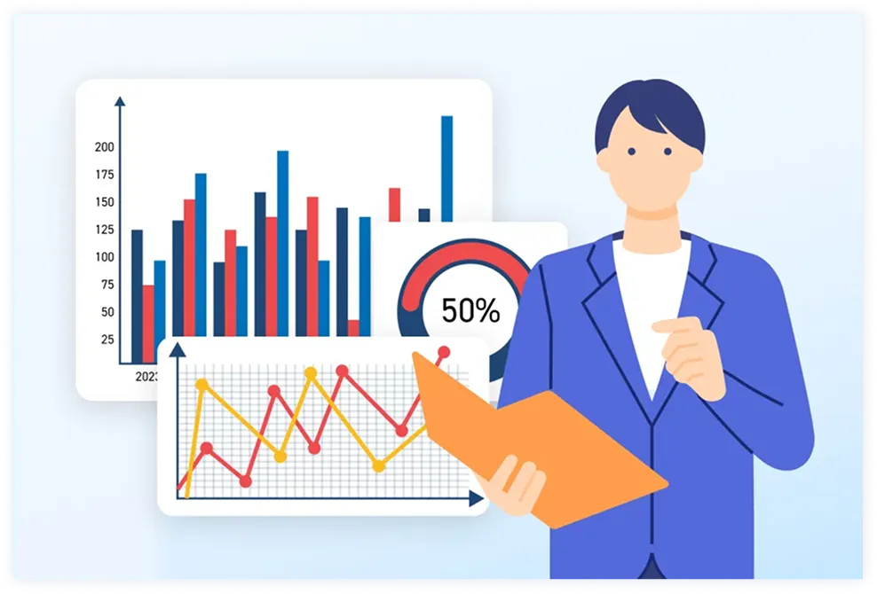 経営判断に役立つリアルタイムな経営状況の可視化