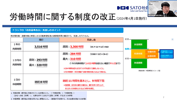 トラックの「改善基準告示」見直しのポイント