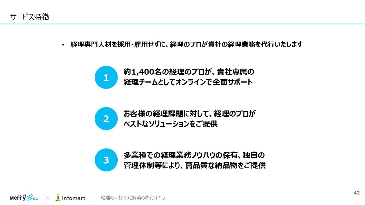 サービス特徴