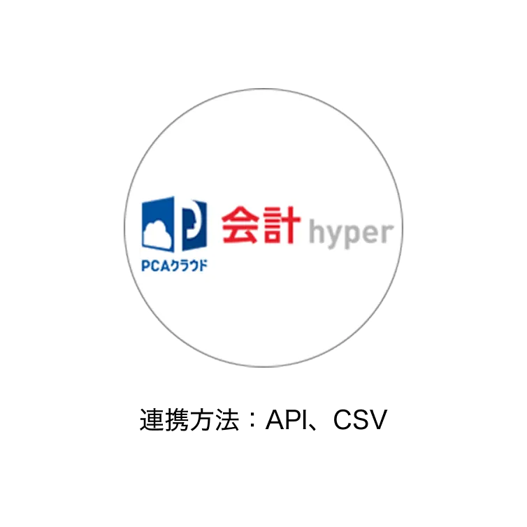 PCAクラウド 会計 hyper ロゴ