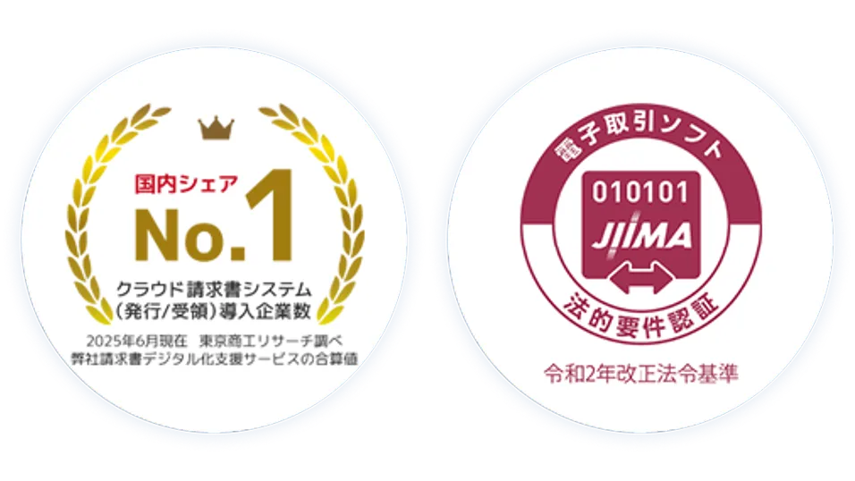 国内シェアNo.1のクラウド請求書システム