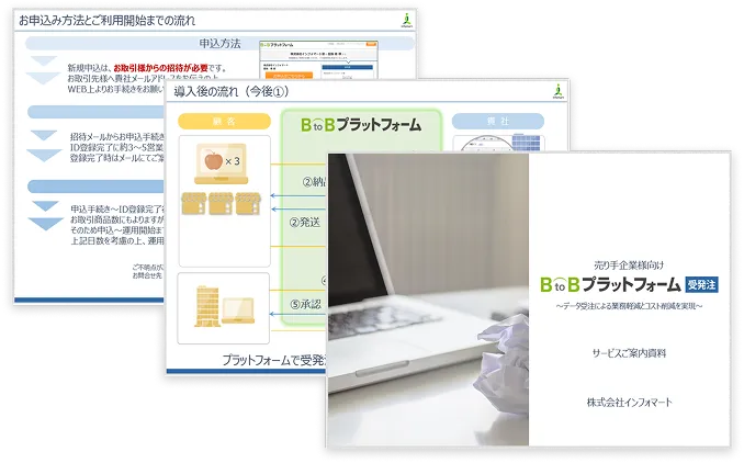 『BtoBプラットフォーム 受発注』サービスご案内資料
