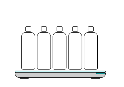 1.商品の下に置くだけでOK!