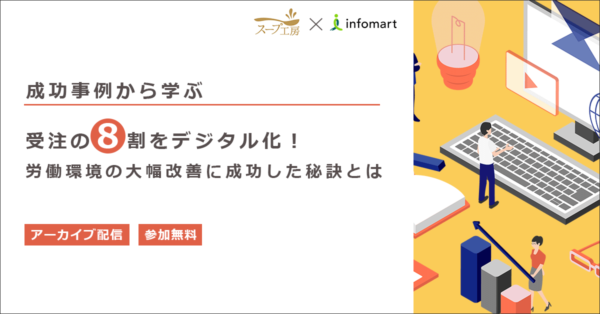 成功事例から学ぶ～受注の8割をデジタル化！労働環境の大幅改善に成功した秘訣とは～