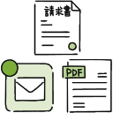 郵送やメールなどで1件ずつ書類を送るのが大変