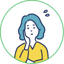 困っている人イラスト